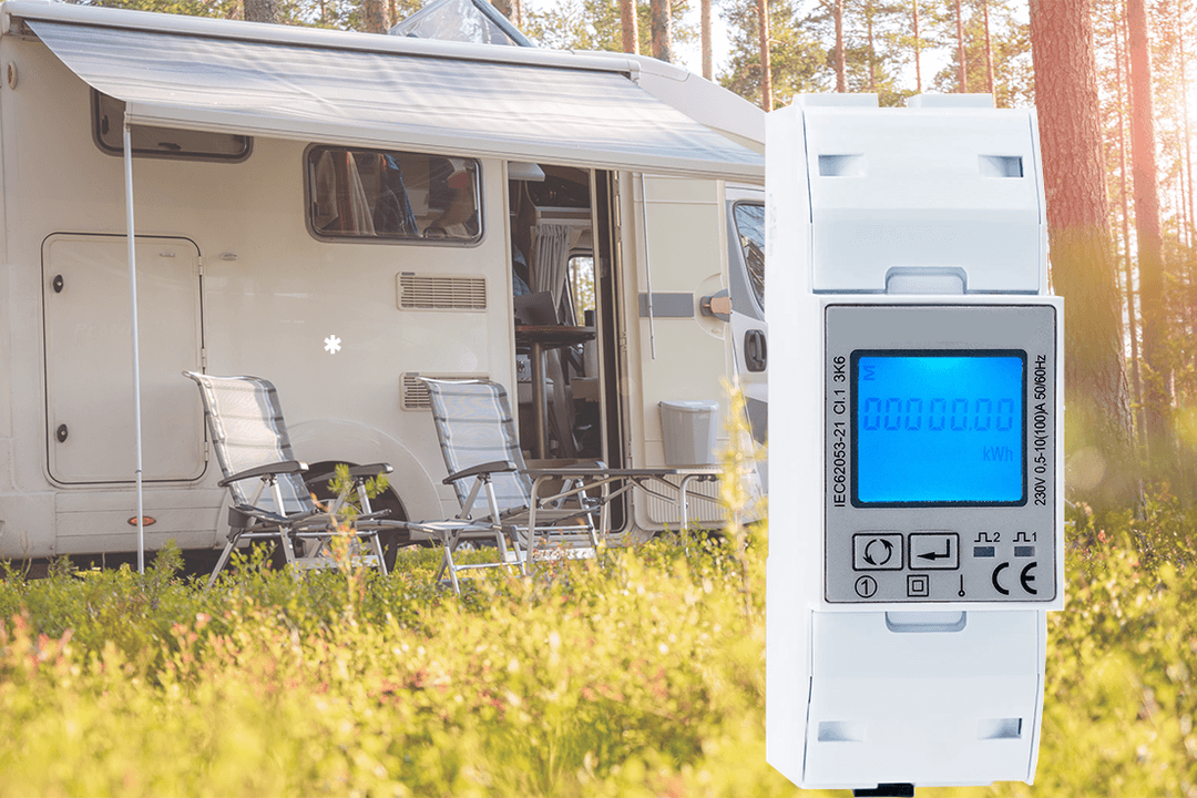 Digital metering of camping spots and accommodations.